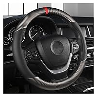 steering wheel cover Car Steering Wheel Cover 38CM Non-slip Wear-resistant Sweat Absorbing Fashion Sports Steering Wheel Cover wheelcovers (Color Name : Type A Grey O)