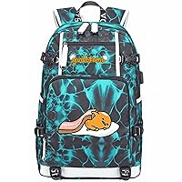 Teens Large Capacity Travel Bag with USB Charging Port,Lightweight Book Bag Daypack for Student