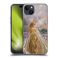 Head Case Designs Officially Licensed Nene Thomas Gold Angel Fairy with Bird Deep Forest Soft Gel Case Compatible with Apple iPhone 15 Plus