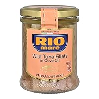Rio Mare Wild Tuna Tuna Pack of 1 (6.35 Ounce) Glass Bottle