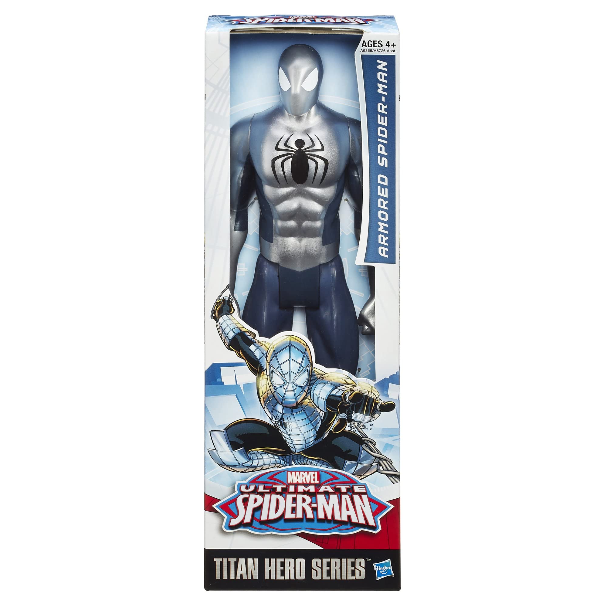 Marvel Ultimate Spider-Man Titan Hero Series Armored Spider-Man Figure - 12 Inch