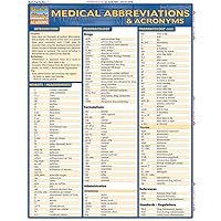 Medical Abbreviations & Acronyms (Quick Study Academic) Medical Abbreviations & Acronyms (Quick Study Academic) Pamphlet Kindle