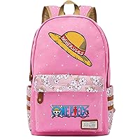 College Casual Daypack One Piece Lightweight Book Bag-Luffy Laptop Rucksack Backpack for Outdoor,Travel