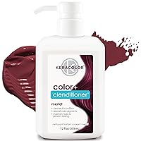 Clenditioner Hair Dye (20 Colors) Semi Permanent Hair Color Depositing Conditioner, 12 Fl Oz
