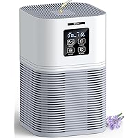 VEWIOR Air Purifiers for Home, HEPA Air Purifiers for Large Room up to 600 sq.ft, H13 True HEPA Air Filter with Fragrance Sponge 6 Timers Quiet Air Cleaner for Pets Dander Odor Dust Smoke Pollen