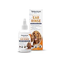 Vetericyn Plus Dog Ear Rinse | Dog Ear Cleaner to Soothe and Relieve Itchy Ears, Safe for Cat Ears, Rabbit Ears, and All Animal's Ear Problems. 3 ounces
