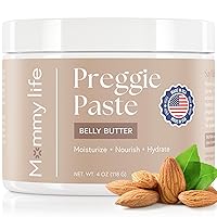 Taylor's Baby Essentials - Preggie Paste Belly Butter & Pregnancy Must Haves - Moisturizing Belly Firming Cream with Manuka Honey & Vitamin E - Hydrating & Nourishing Body Butter for Women (4oz)