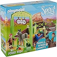 Playmobil DreamWorks Spirit Snips & Señor Carrots with Horse Stall