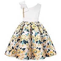 Kids Toddler Baby Girls Spring Summer Print Cosplay Sleeveless Dress Family Gifts For Cosplay Party