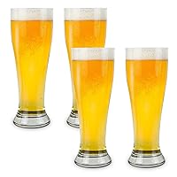 16 Ounce Beer Glasses, Set Of 6 Tin Can Shaped Pint Glasses - Wide Rim,  Dishwasher Safe, Clear Crystal Glass Novelty Drinking Glasses, Lead Free,  For Beers, Ales, Or Cocktails - Restaurantware