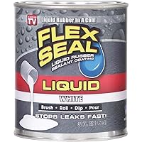 Flex Seal Liquid Rubber, 32 Oz Can, White