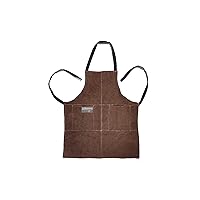 F240 BBQ and Kitchen Apron, Men's and Women's, Brown Leather