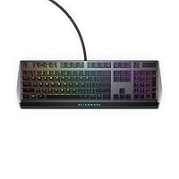 Low-Profile RGB Gaming Keyboard AW510K: Alienfx Per Key RGB LED - Media CONTROLS & USB Passthrough - Cherry MX Low Profile Red Switches