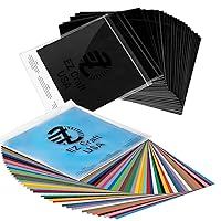 Permanent Adhesive Backed Matte Vinyl Sheets and Permanent Glossy Black Vinyl Sheets 12
