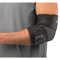 MUELLER Sports Medicine Adjustable Elbow Support for Tennis & Golfer's Elbow, Support and Relive Strain for Men & Women, One Size