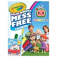 Crayola Color Wonder Cocomelon Coloring Pages & Markers, Mess Free Coloring, Gift for Kids, Age 3, 4, 5, 6