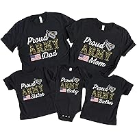 Custom Soldier's Name Proud Army Mom Shirt, Military Shirt, Custom Family Army Shirt, Army Wife, Aunt, Sister,Proud Army Family Tees
