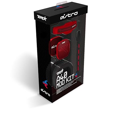 ASTRO Gaming A40 TR Mod Kit, Noise Cancelling Conversion Kit - Red