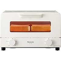 Panasonic NT-T501-W Toaster, Oven Toaster, Compatible with Baking 4 Sheets, 30 Minutes Timer, White