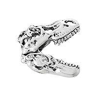 Sexy Sparkles Dinosaur Skull Charm Pendant For Necklace