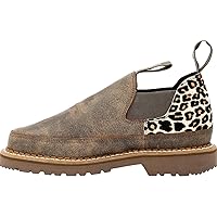 Georgia Boot Women's Brown & Leopard Romeo Shoe Size 11(M)