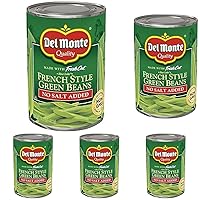 Del Monte Canned French Style Green Beans, 14.5 Ounce (Pack of 5)