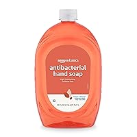 Amazon Basics Antibacterial Liquid Hand Soap Refill, Light Moisturizing, Triclosan-Free, Citrus, 50 Fl Oz (Pack of 1) (Previously Solimo)