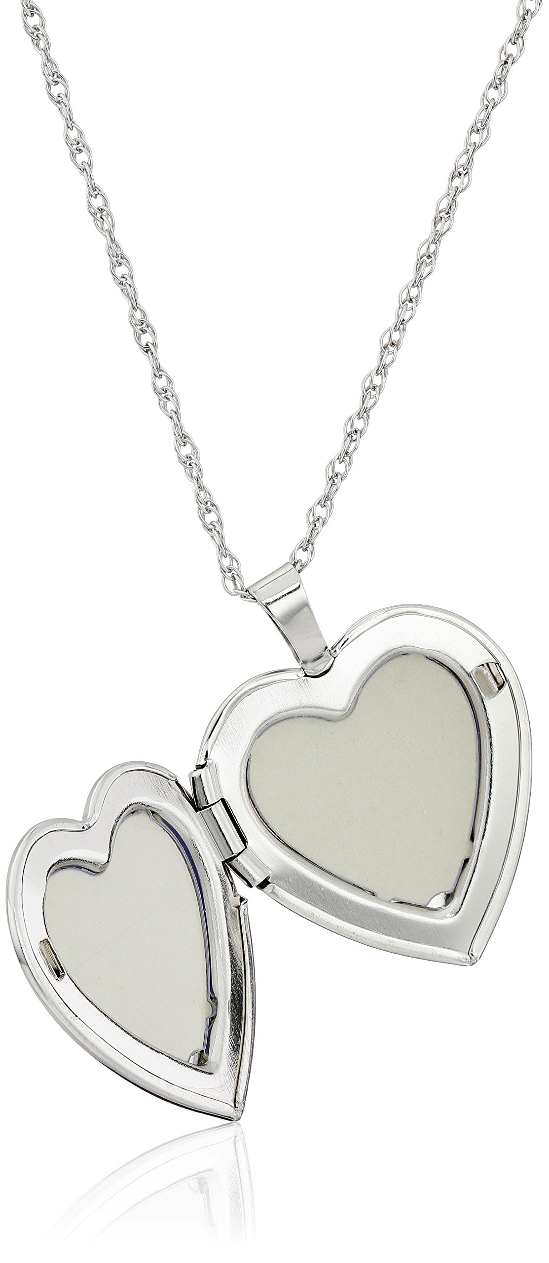 Amazon Collection Sterling Silver Heart 