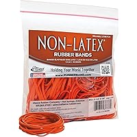 Alliance Rubber 37338#33 Non-Latex Rubber Bands, 1/4 lb Poly Bag Contains Approx. 180 Bands (3 1/2