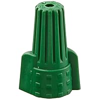 NSI Industries WWC-GR-B Easy-Twist Grounding Wire Connector, Standard Type (Pack of 500) Green