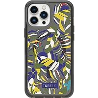 OtterBox iPhone 13 Pro Max and iPhone 12 Pro Max Symmetry Series+ Case - PARADISE PRINT (Black), ultra-sleek, snaps to MagSafe, raised edges protect camera & screen