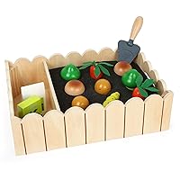 small foot wooden toys - Vegetable Garden Complete Playset