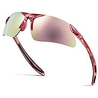 Kids Sports Sunglasses for Boys Girls Children Age 3-10 Baseball Cycling Softball UV400 Glasses
