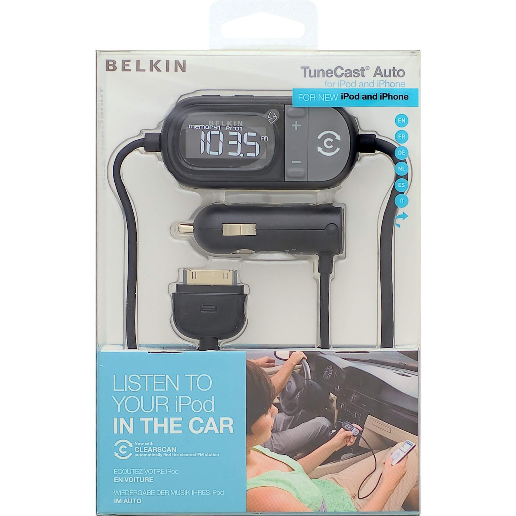 Belkin TuneCast Auto with ClearScan for iPod, iPhone 1G, 3G