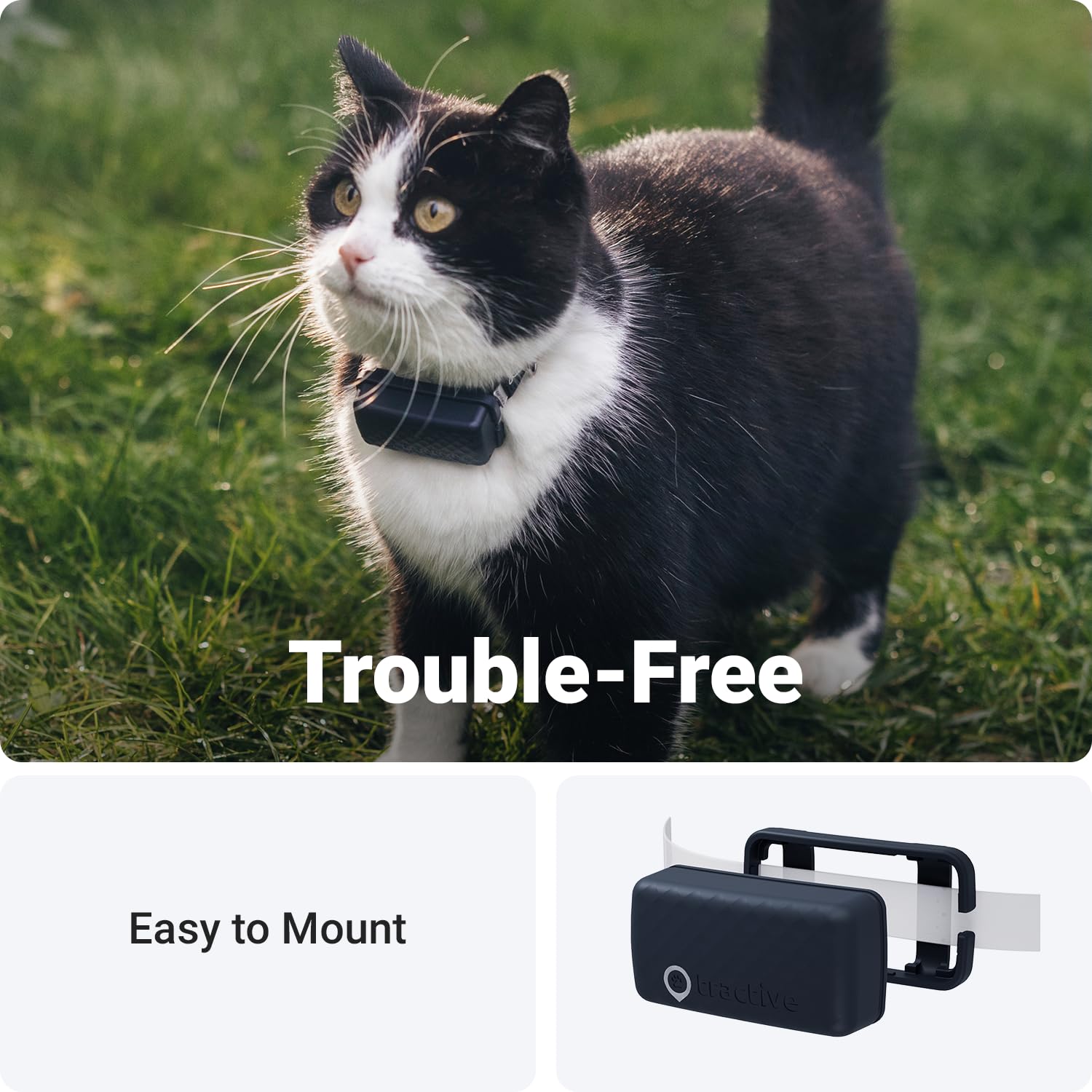 Tractive GPS Cat Mini Clip Mounting (Pack of 2)