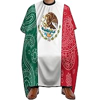 Mexican Paisley Flag Barber Cape Adult Haircut Cape Hairdressing Apron for Home Salon Barbershop