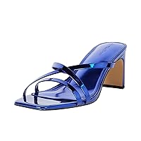 The Drop Women's Amelie Strappy Square-Toe Heeled Sandal