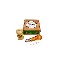 Speedy Stitcher Sewing Awl Kit with 180-yard Tube of Thread, Natural