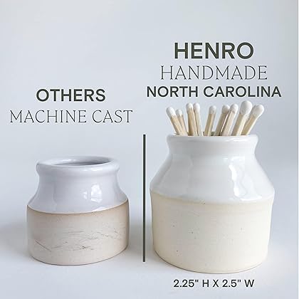 Henro Company Match Striker - Handmade in North Carolina | Works with ALL MATCHES- 2.25