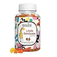 Kaitamin Kids Multivitamin Gummies Little Geniuses : Vitamins C, D3, Zinc, Folate, for Immunity, Intelligence, Focus, and Growth. Vegan, Non-GMO, Organic, Gluten-Free| 90 Gummies 3 Months Supply