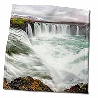 3dRose - Iceland, Godafoss. Scenic of Waterfall. - Towel - (twl-207885-3)