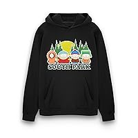 South Park Grey Mens Hoodie | Graphic Sweatshirt | Classic Cartoon Apparel Gift Merchandise