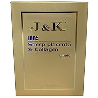 J&K 100% Sheep Placenta Extract and Collagen Anti-Aging Liquid Australian Made