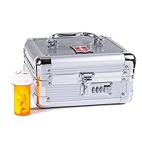 Medication Carrying Case - Small_Silver