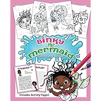 Binky The Mermaid: Pink Coloring Book