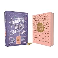NIV, Beautiful Word Bible for Girls, Updated Edition, Leathersoft, Zippered, Pink, Red Letter, Comfort Print: 600+ Full-Color Illustrated Verses NIV, Beautiful Word Bible for Girls, Updated Edition, Leathersoft, Zippered, Pink, Red Letter, Comfort Print: 600+ Full-Color Illustrated Verses Imitation Leather