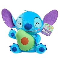 Just Play STITCH Disney Small 7-inch Plush Stuffed Animal, Stitch with Avocado, Officially Licensed Kids Toys for Ages 2 Up