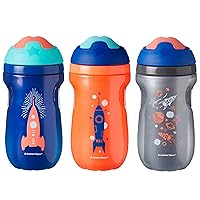 Tommee Tippee Insulated Sippee Toddler Tumbler Cup, Boy – 12+ Months, 3pk