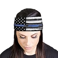 Milwaukee Leather | Bling Designed Wide Headbands-Headwraps for Women Biker Bandana