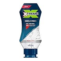 Xtreme Gel Seduction Styling Hair Gel For Men With Aloe Vera and 48-Hours Control, 9.18 oz (Pack of 18)